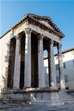 Ancient Roman Temple of Augustus in Pula, Istria, Croatia