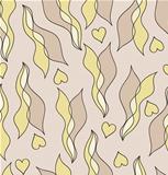 Abstract silk soft pattern -  hearts