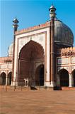 Entrance Jama Masjid Mosque, Old Dehli, India 