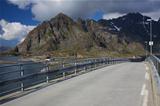 Bridge on Lofoten in Norway