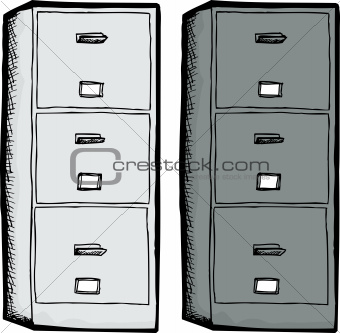 Isolated Filing Cabinets