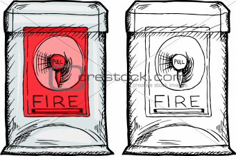 Isolated Fire Alarm Box