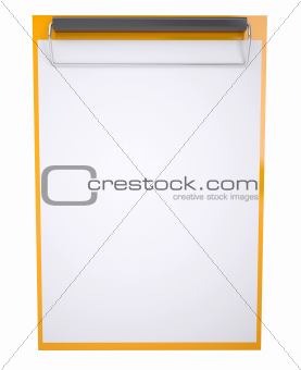 Orange clipboard
