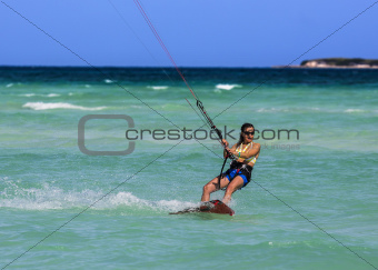 Kite-surfer girl