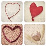 hearts collage