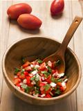 bowl of fresh salsa