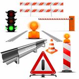 traffic and construction icons