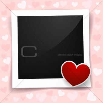 valentine photo frame