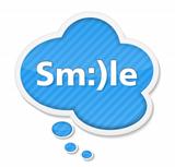 Speech Bubble with Smile
