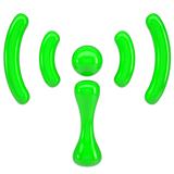 Green sign wi-fi