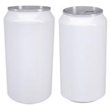 White aluminum beverage cans