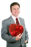 Valentine Guy Holding Heart