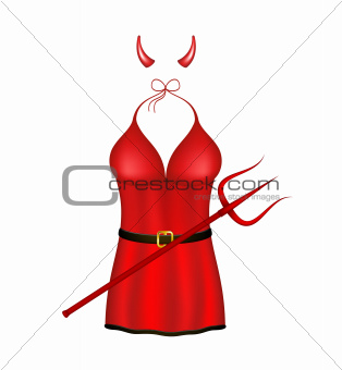Sexy devil costume