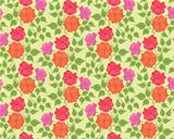 Colorful flower seamless background
