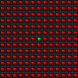 Red Squares - One Green - Background