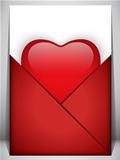 Valentine Day Heart Letter Love