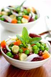 Beans & peas salad