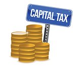 capital tax concept