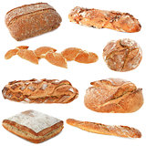 group of breads