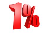 One percent