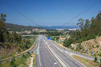 highway next Vigo city