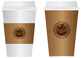Coffee To Go Cups Illustration