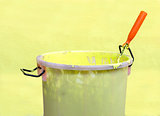 Paint-roller and Paint bucket