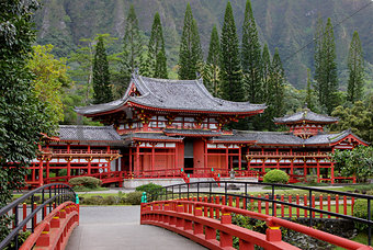 Japanese Byodo-In Buddhist Temple