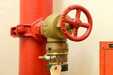 High pressure fire hose valve concept of fire safety and emergency