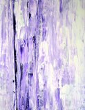 Lavender and White Abstract Art Painting