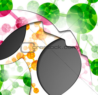 multi layered abstract medical background with the theme of DNA