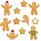 Gingerbread Cookies Set