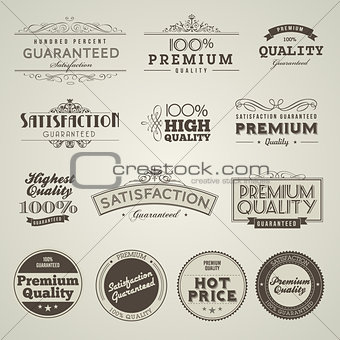 Vintage Styled Premium Quality labels