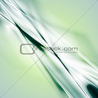 Elegant green stripes. Vector background