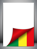 Mali Country Flag Turning Page