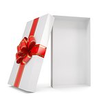 Open gift box