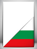 Bulgaria Country Flag Turning Page