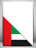 Emirates Country Flag Turning Page