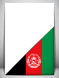 Afghanistan Country Flag Turning Page