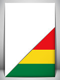 Bolivia Country Flag Turning Page