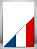 France Country Flag Turning Page