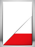 Poland Country Flag Turning Page