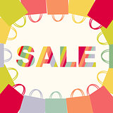 Bright Sale Poster With Bags