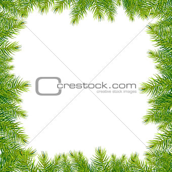 Frame With Christmas Tree