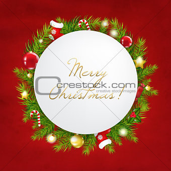Merry Christmas Festive Card