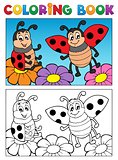 Coloring book ladybug theme 2