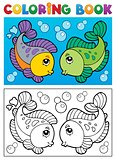 Coloring book with fish theme 2