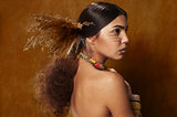 Woman in ethnic dress