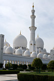 United Arab Emirates, Abu Dhabi - December 2012: Sheikh Zayed Mosque. The construction of this masterpiece of architecture was spent over 600 million euros