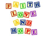 Faith love and hope